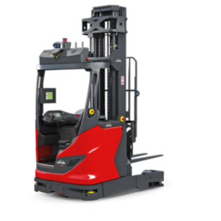 Der automatisierte Schubmaststapler R-MATIC von Linde Material Handling