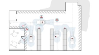 Der Linde Safety Guard von Linde Material Handling erhöht die Sicherheit im Lager.