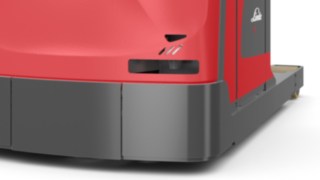 Hinterer Laserscanner des Object Warning System von Linde MH.