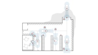 Der Linde Safety Guard im Einsatz. Eine Grafik zeigt die Anwendungsbereiche des Linde Safety Guards.