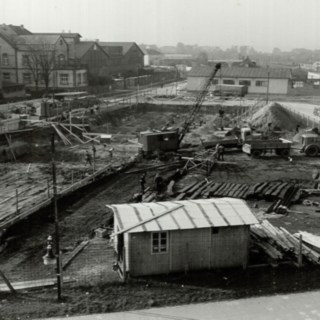 Baustelle bei Linde Material Handling in Aschaffenburg