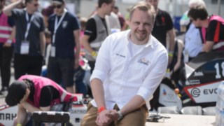 Tim Hannig, Vorsitzender der Formula Student Germany am Hockenheimring