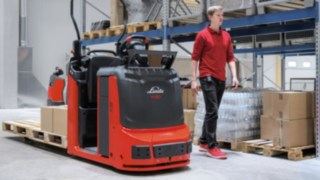 Die halbautomatische Option (SA) für Kommissionierer von Linde Material Handling 