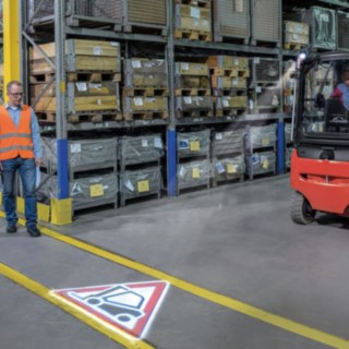 Linde Truckspot sorgt für Sicherheit Linde Truckspot sorgt für Sicherheit