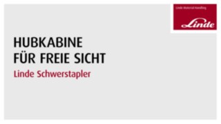 Linde Video "Hubkabine für freie Sicht"