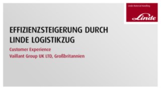 Effizienzsteigerung durch Linde Logistikzug