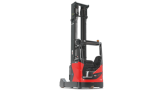 Der Schubmaststapler R20 von Linde Material Handling mit neuem Schubmast.