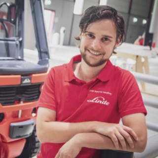 Fabian Zimmermann, Produktmanager Safety Solutions bei Linde Material Handling Fabian Zimmermann, Produktmanager Safety Solutions bei Linde Material Handling